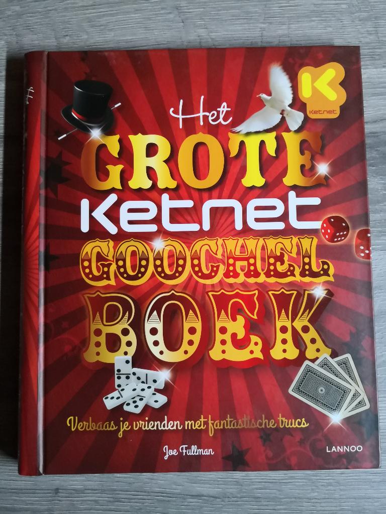 Hardcover - het grote Ketnet goochelboek, Boeken, Ophalen