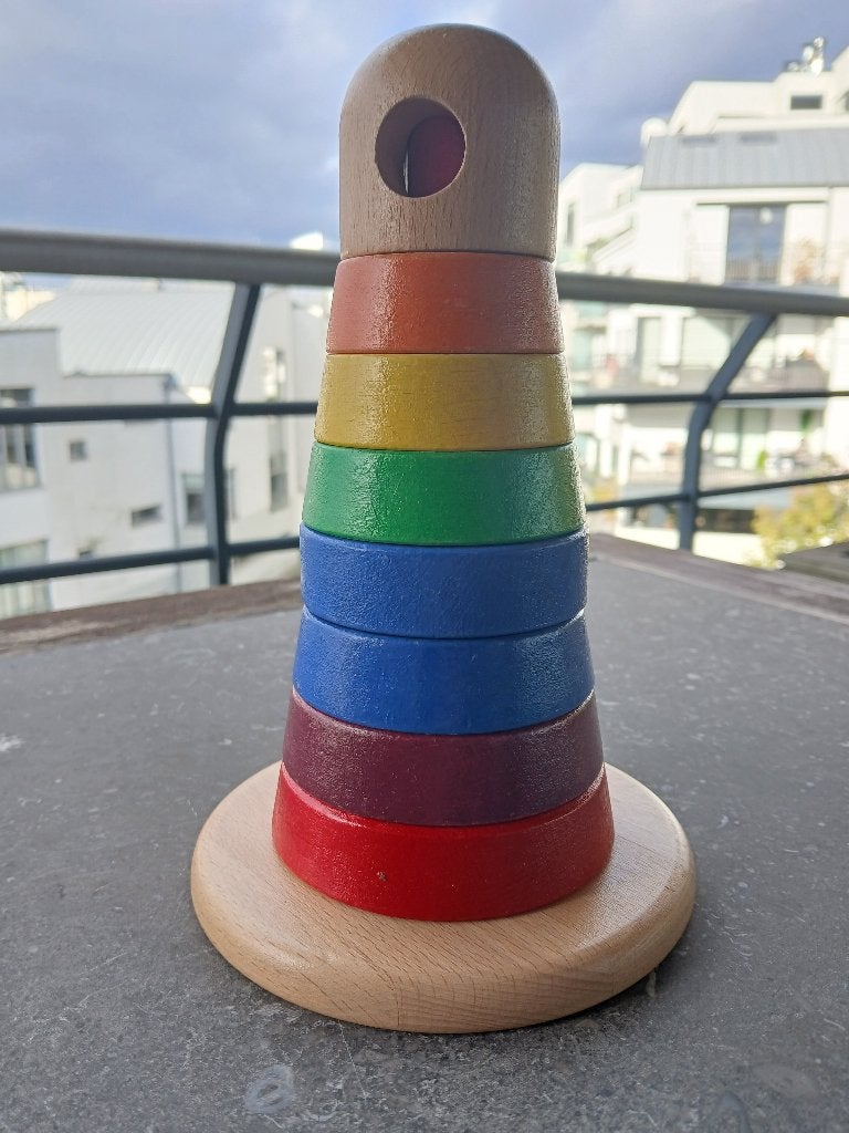 pyramide d'anneaux en bois Ikea neuf, Enlèvement, Neuf, Autres types