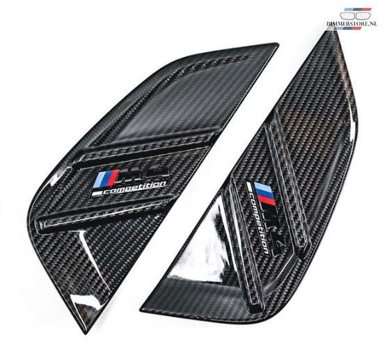 Carbon zijgrille air intake M4 set voorscherm nieuw BMW 4 se, Ophalen of Verzenden, -, -, -