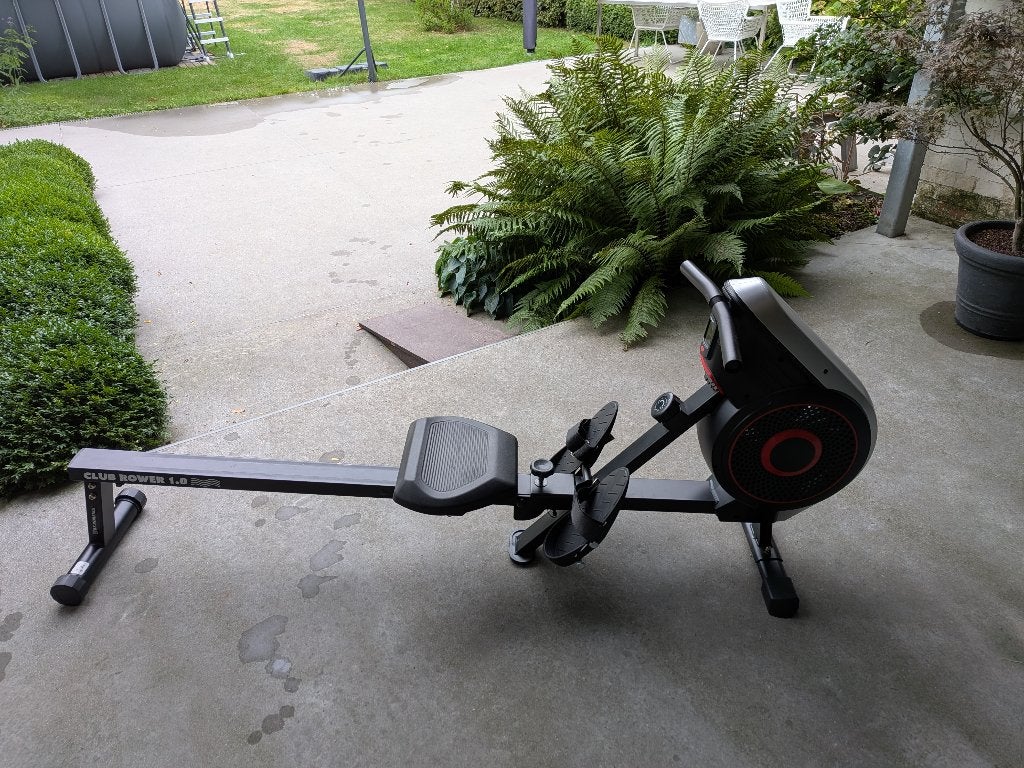 Rameur DC Athletics Club Rower 1.0, Sports & Fitness, Appareils de fitness, Rameur, Enlèvement, Utilisé, Métal