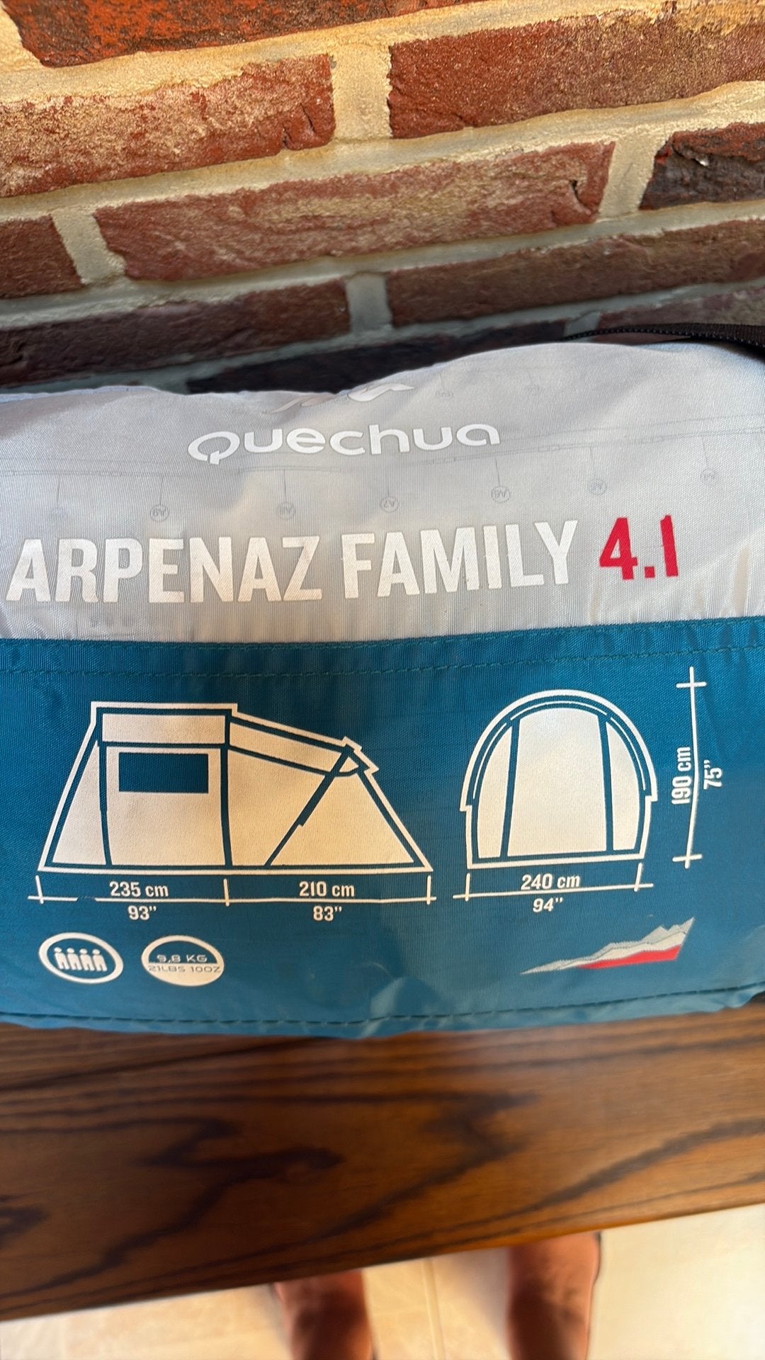 Kampeertent, Ophalen, Zo goed als nieuw