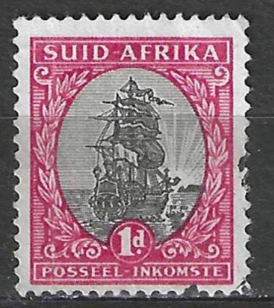 Zuid-Afrika 1926 - Yvert 20 - Schip Drommedaris (ST), Verzenden, Zuid-Afrika, Gestempeld