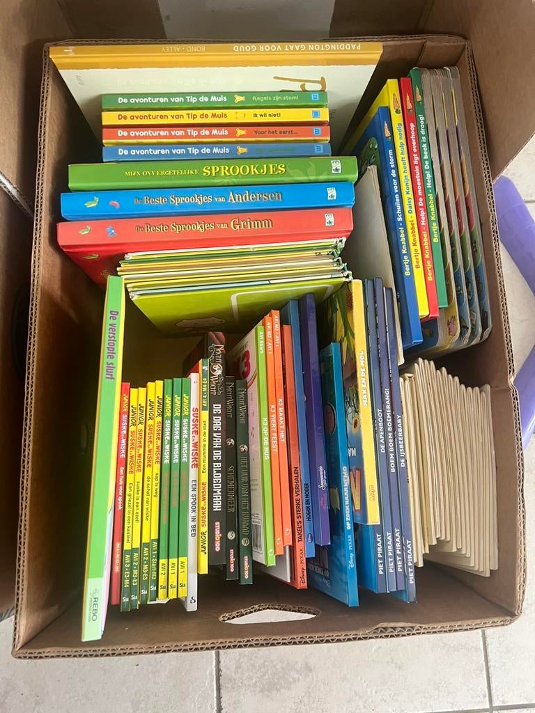 Pakket Kinderboeken, Ophalen, Zo goed als nieuw