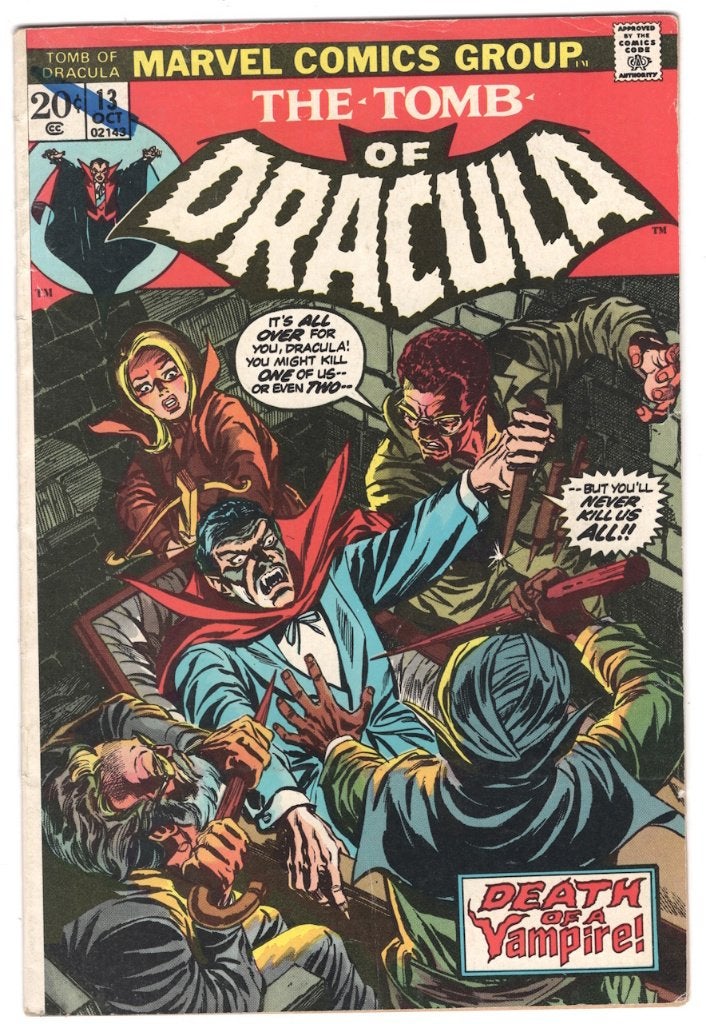 Tomb of Dracula (1ère série 1972) #13 Numéro clé !, Comics, Enlèvement ou Envoi, Utilisé