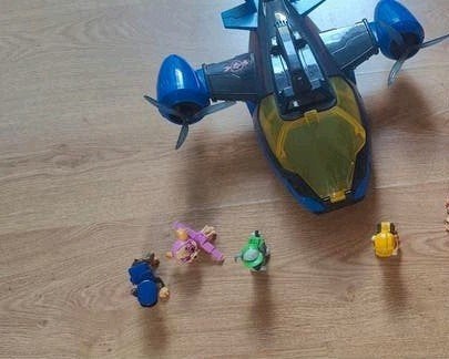 Paw Patrol Vliegtuig met figuren. Nette staat., Kinderen en Baby's, Ophalen of Verzenden, Gebruikt
