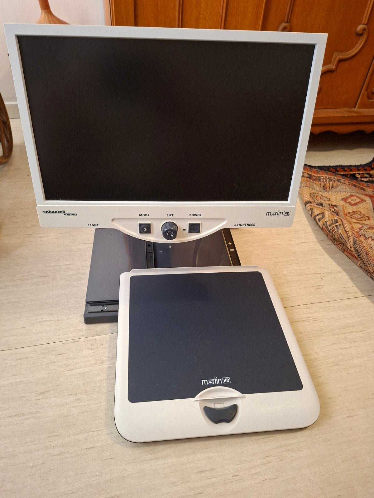 Beeldschermloep voor slechtziende Merlin HD, Ophalen