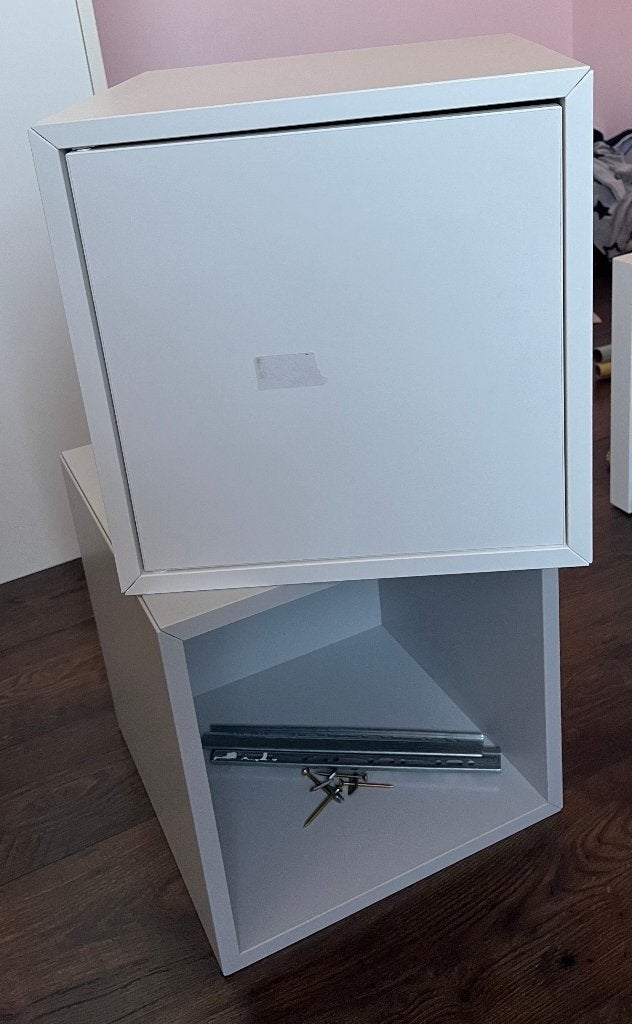 Kubus kasten Eket Ikea, Huis en Inrichting, Kasten | Overige, Ophalen, Gebruikt