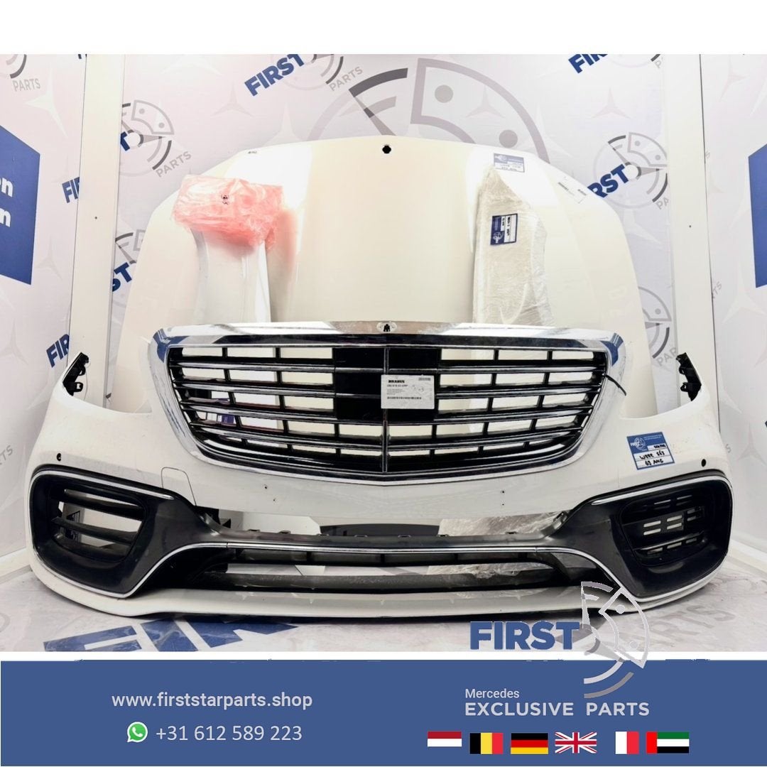 W222 S63 AMG VOORKOP ORIGINEEL Mercedes S Klasse FACELIFT W, Gebruikt, -, Voor, Ophalen of Verzenden
