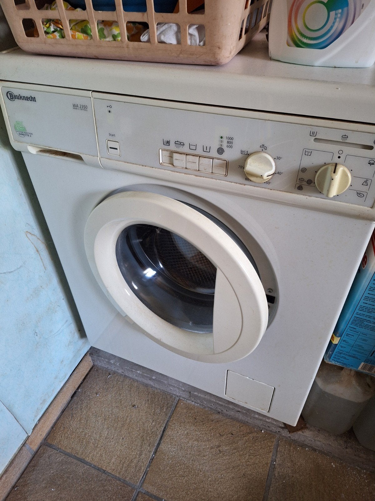 wasmachine Bauknecht, Ophalen