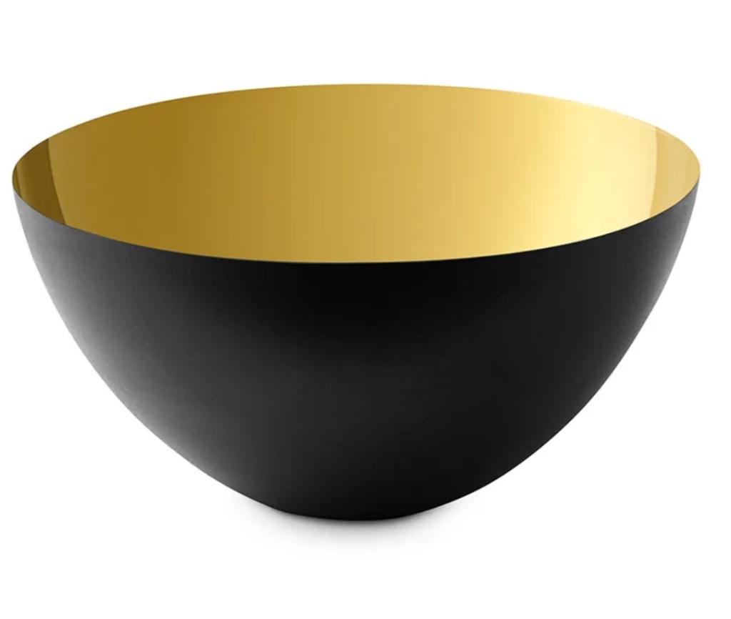 Normann copenhagen krenit bowl gold schaal, Overige materialen, Schaal, Rond, Nieuw