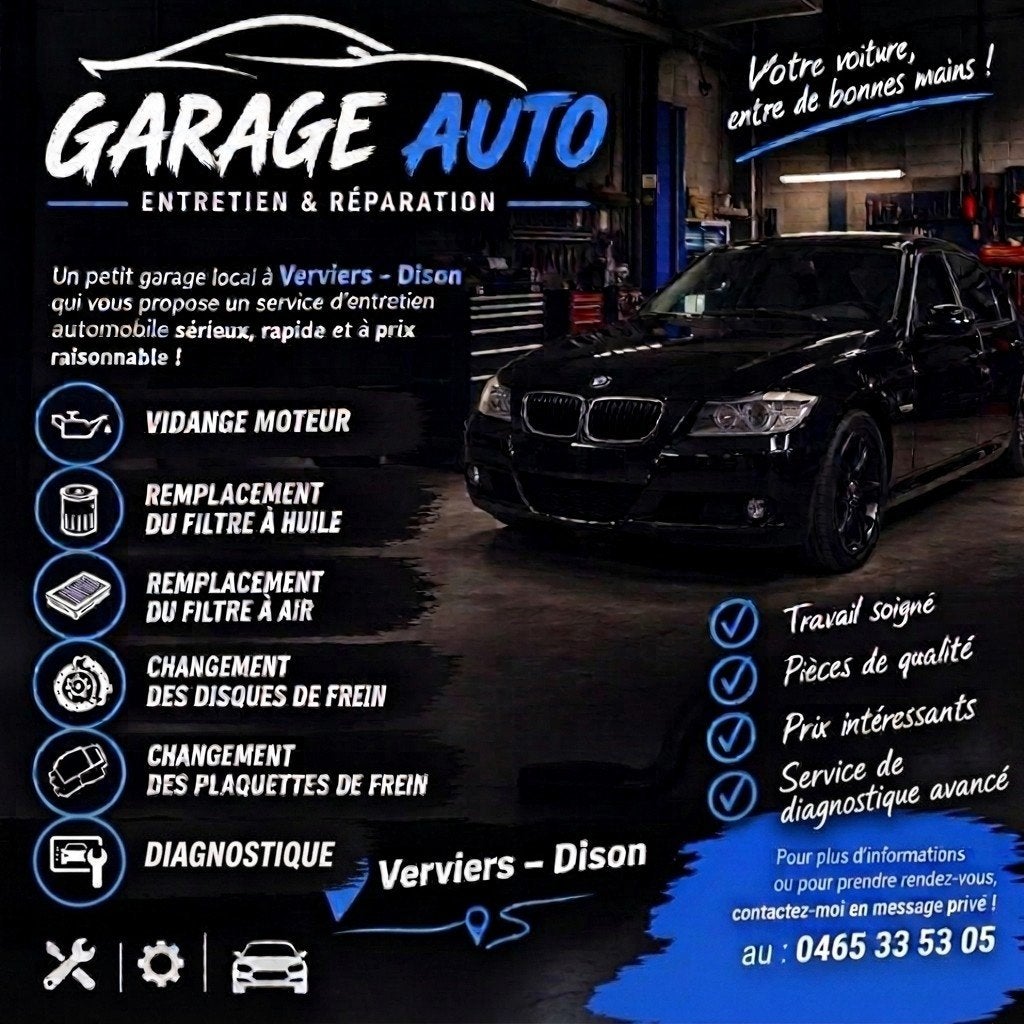 Mécanicier automobiles sur Vervier et Dison