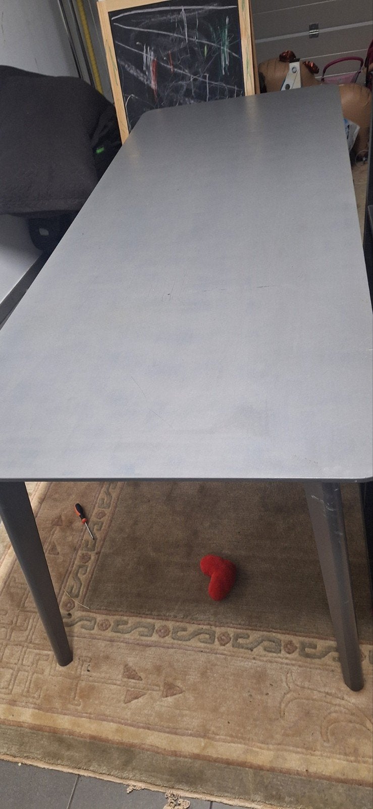 grijze tafel, Huis en Inrichting, Tafels | Eettafels, Ophalen