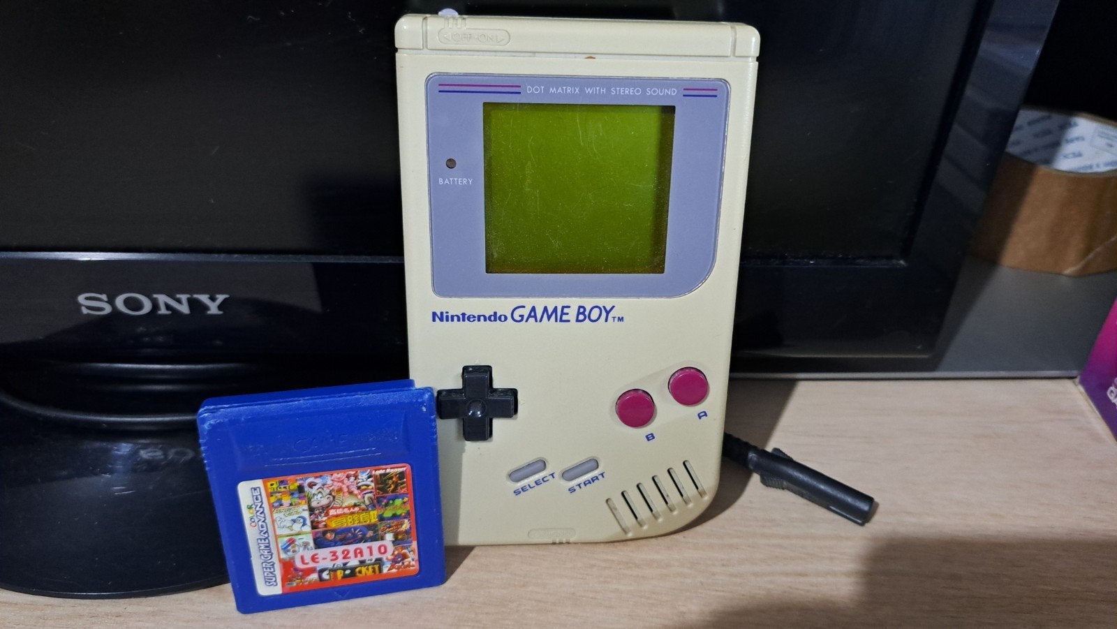 Nintendo Gameboy 1e generatie met 32 gamecartridges, Games en Spelcomputers, Ophalen of Verzenden, Gebruikt
