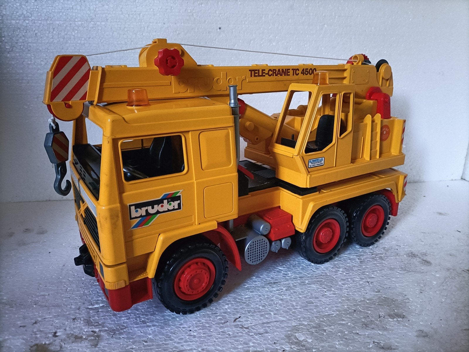 Mooie  Bruder MAN Tele-Crane TC 4500 Hijskraan, Ophalen