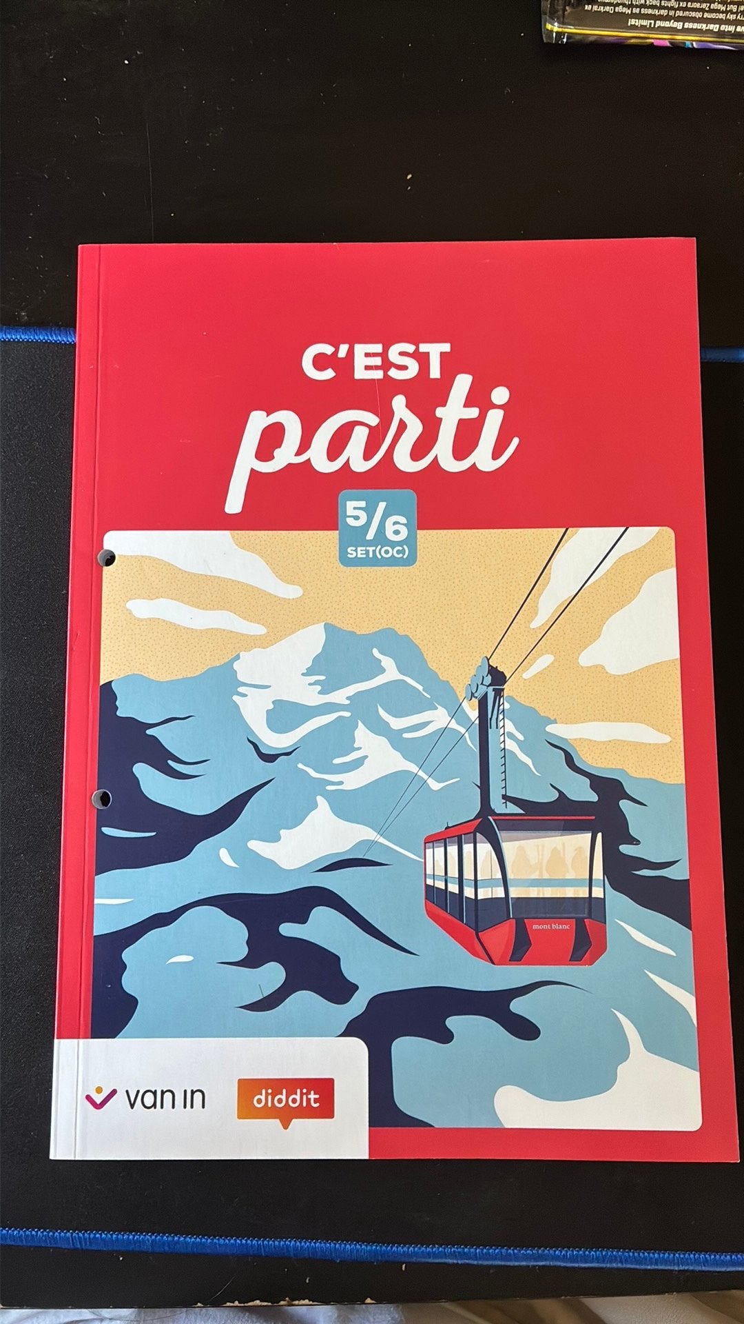 Schoolboek frans c’est parti 5/6 set(OC), Ophalen of Verzenden, Nieuw, ASO, Frans