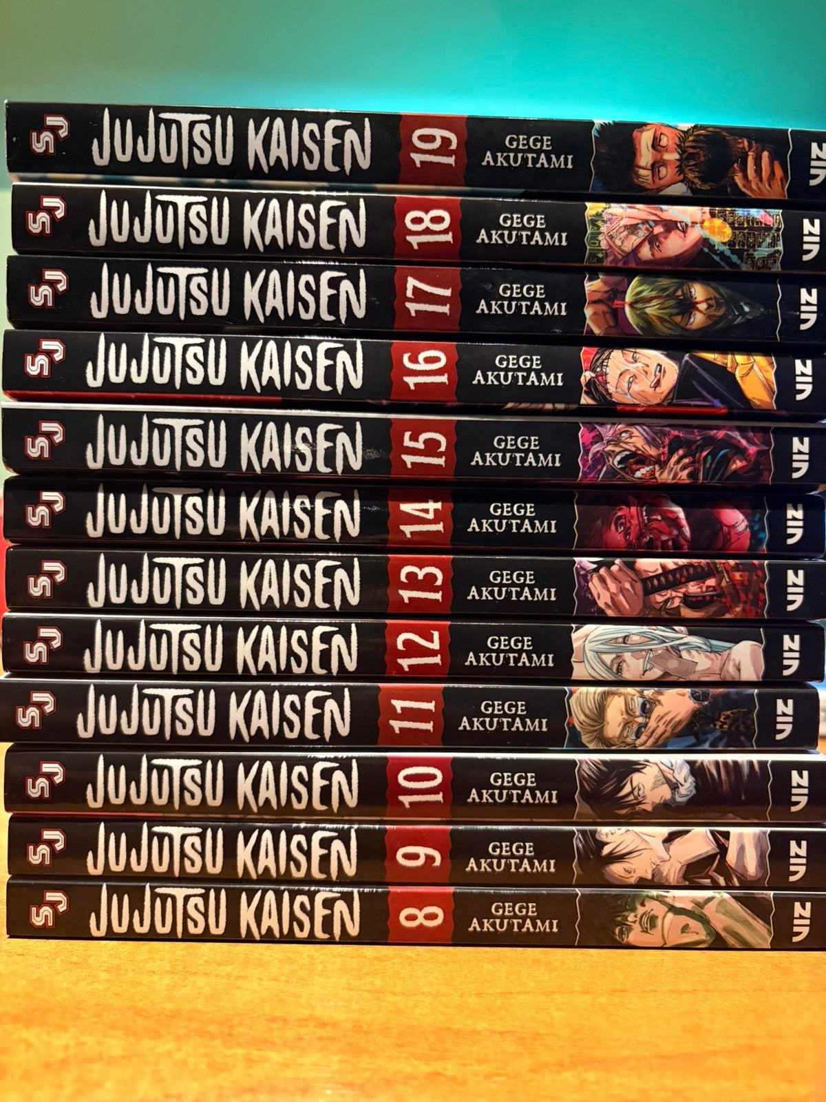 Jujutsu kaisen tome 8-19, Plusieurs comics, Envoi, Utilisé, Japon (Manga)