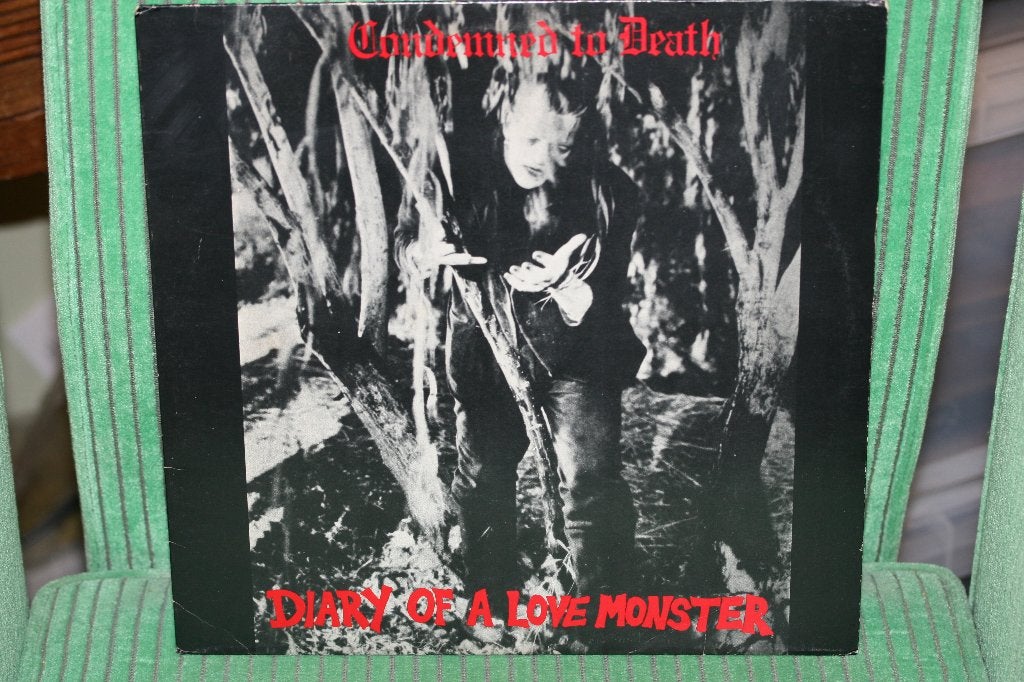 LP -Condemned To Death ‎– Diary Of A Love Monster, Enlèvement ou Envoi, Hardcore, Utilisé, LP