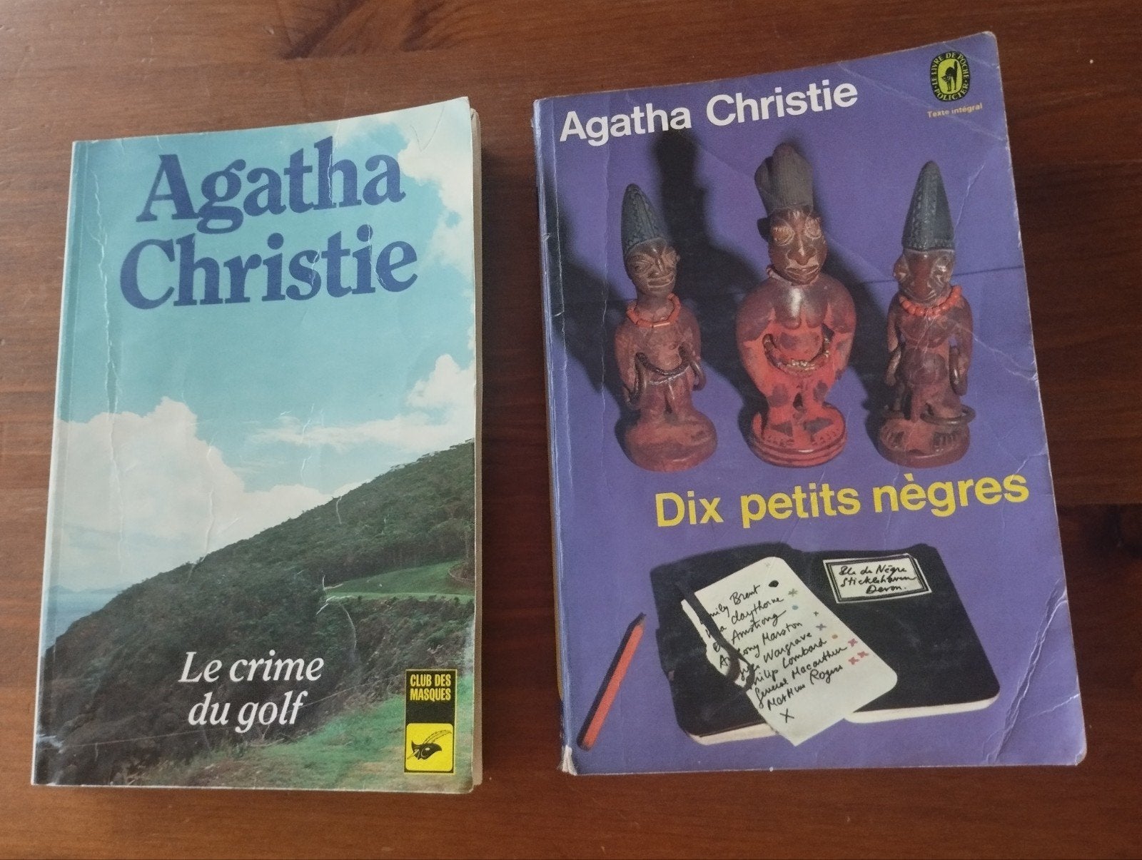 Lot 2 Agatha Christie Dix petits nègres Le crime du golf, Livres, Enlèvement ou Envoi