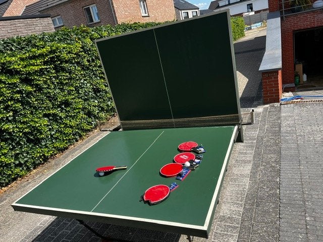 tafeltennistafel, Ophalen, Gebruikt