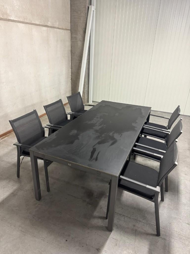 Tuinmeubelen, Ophalen, Gebruikt, 6 zitplaatsen, Tuinset