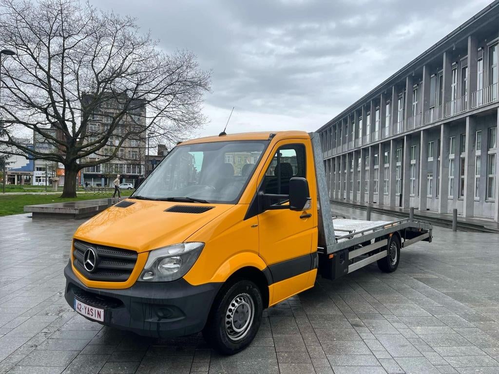 Mercedes - Benz Sprinter 313CDI 2016 Automaat Takelwagen, Auto's, Automaat, Zwart, 4 cilinders, Diesel