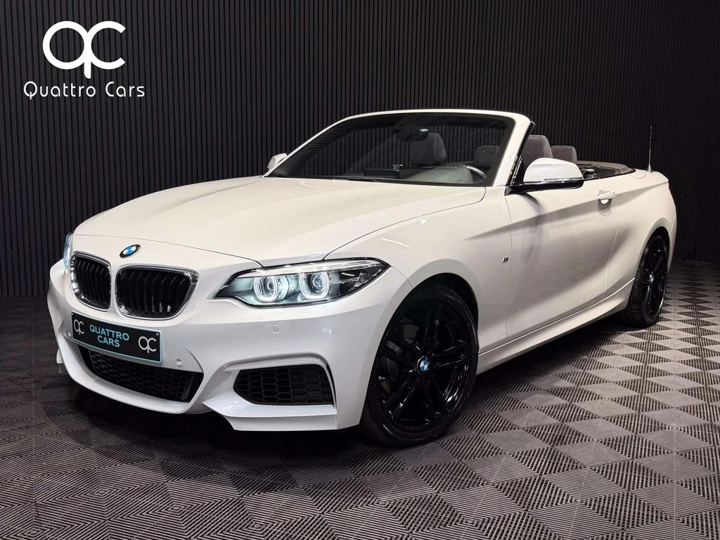 BMW 2 Serie 218 Cabrio - Pack M - Boite auto - HK - Sieges c, Auto's, BMW, 4 zetels, Gebruikt, 136 pk, Alcantara