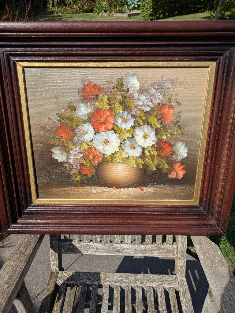 Olieverfschilderij - bloementuil, Enlèvement, Toile, Fleurs, Impressionniste