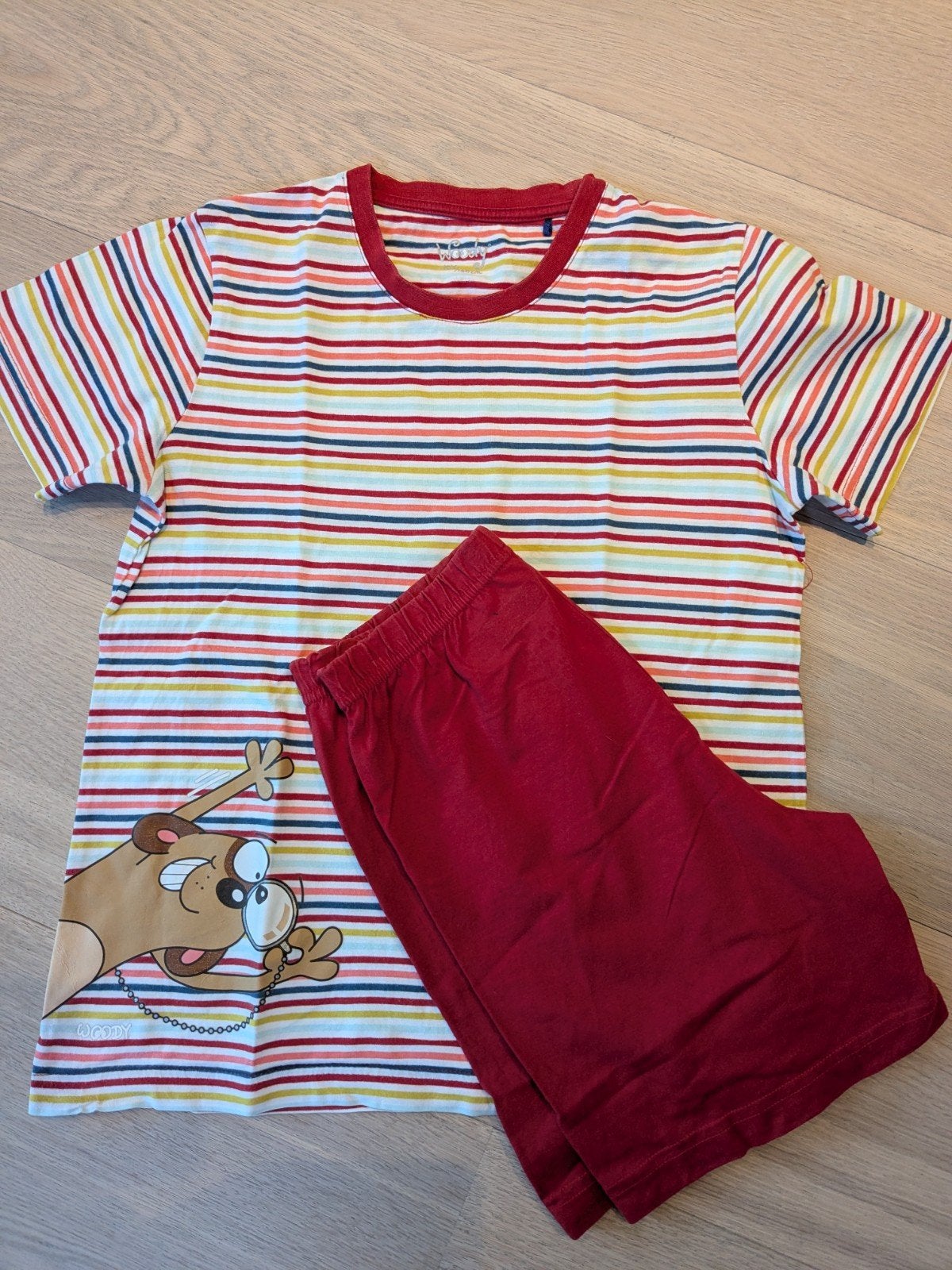 Woody zomerpyjama 10 jaar maat 140, Kinderen en Baby's, Ophalen, Nacht- of Onderkleding, Gebruikt, Jongen
