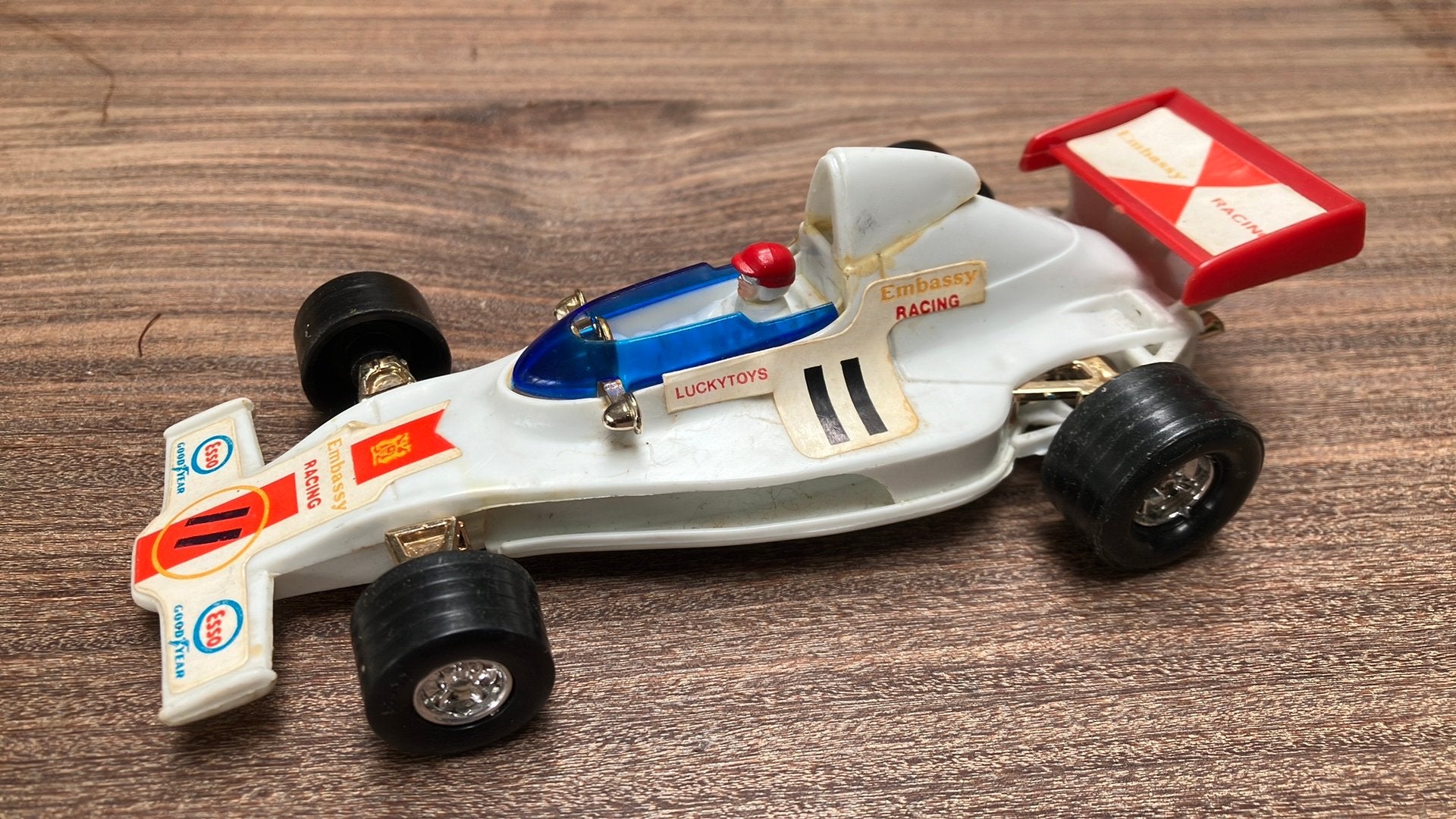 Vintage Lucky Toys formule 1 wagen, Verzamelen, Ophalen of Verzenden, Gebruikt, Formule 1
