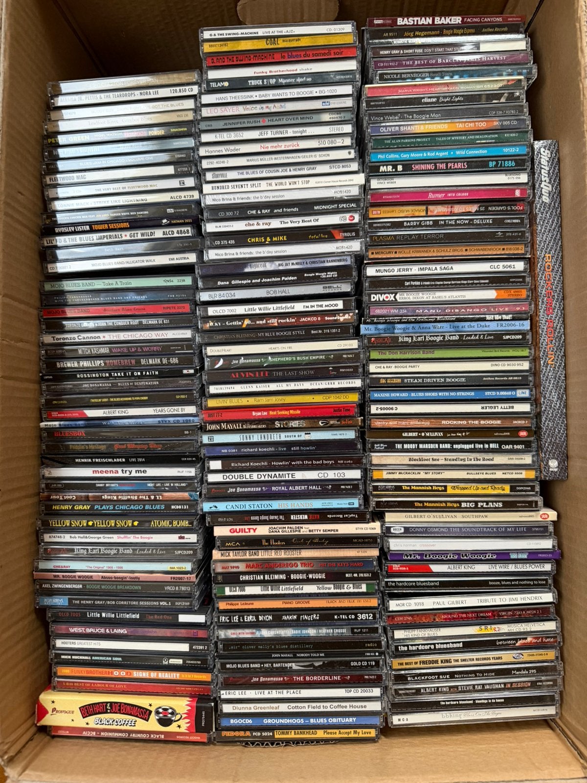 Lotje blues/soft rock cd's - 330 stuks, CD & DVD, CD | Jazz & Blues, Envoi, Blues