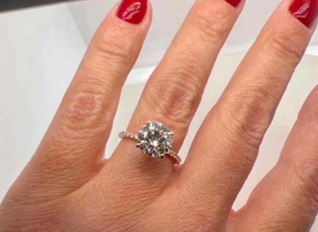 Gouden ring VS1 diamant van maar liefst 3.23ct certificaat!, Handtassen en Accessoires, Ringen, Geel, Nieuw, Ophalen of Verzenden