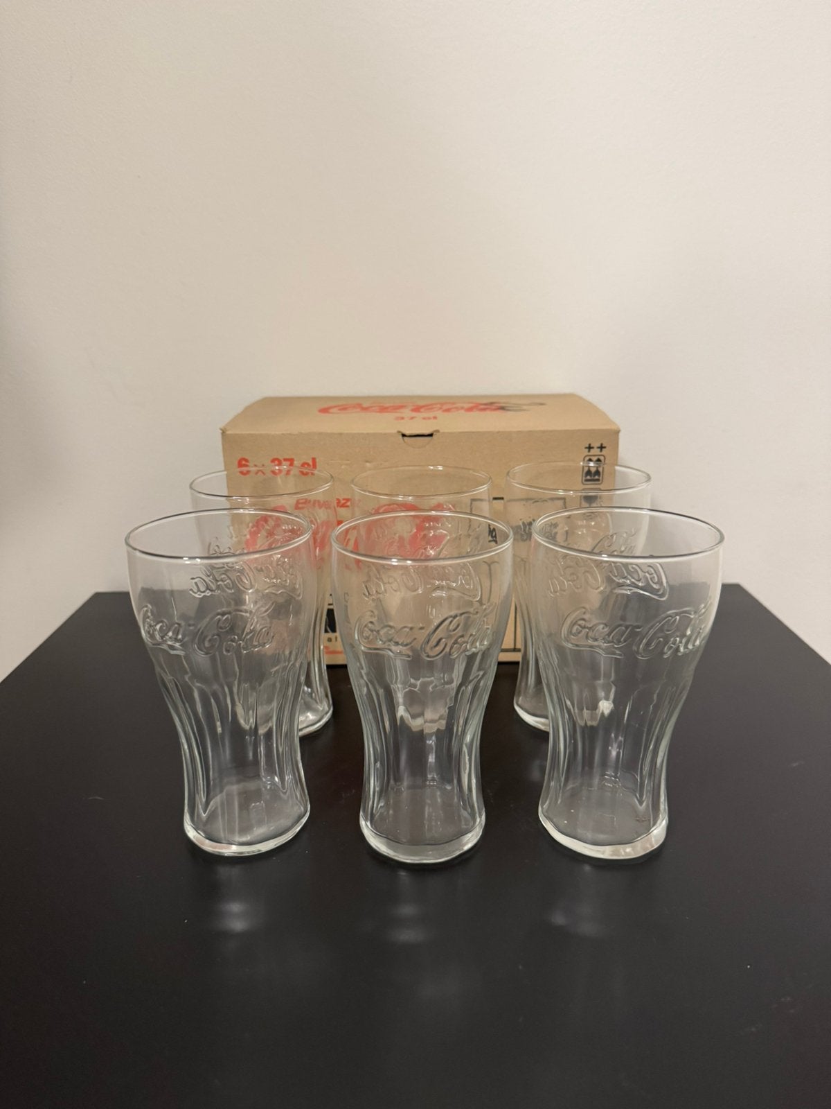 6 verres de coca cola neufs 37cl, Collections, Enlèvement, Neuf