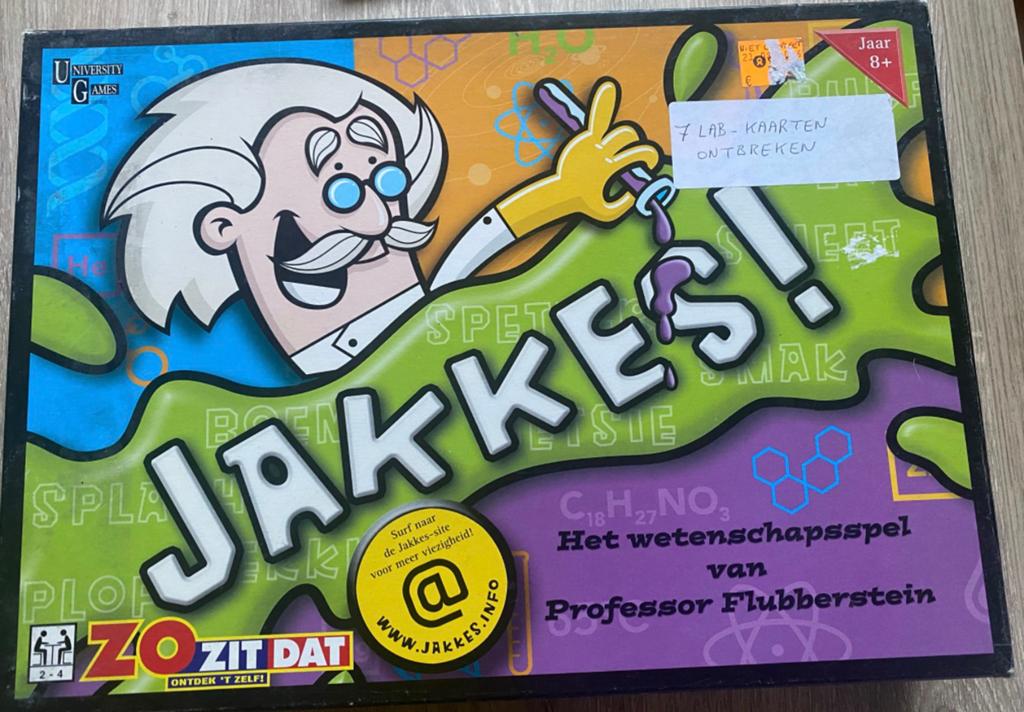 🔥 Gezelschapsspel wetenschap - Jakkes - educatief, Ophalen of Verzenden, Gebruikt