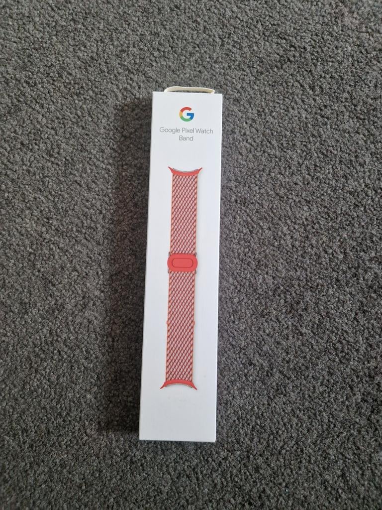 Bracelet de montre Google Pixel corail, Google, Comme neuf, Orange, Android