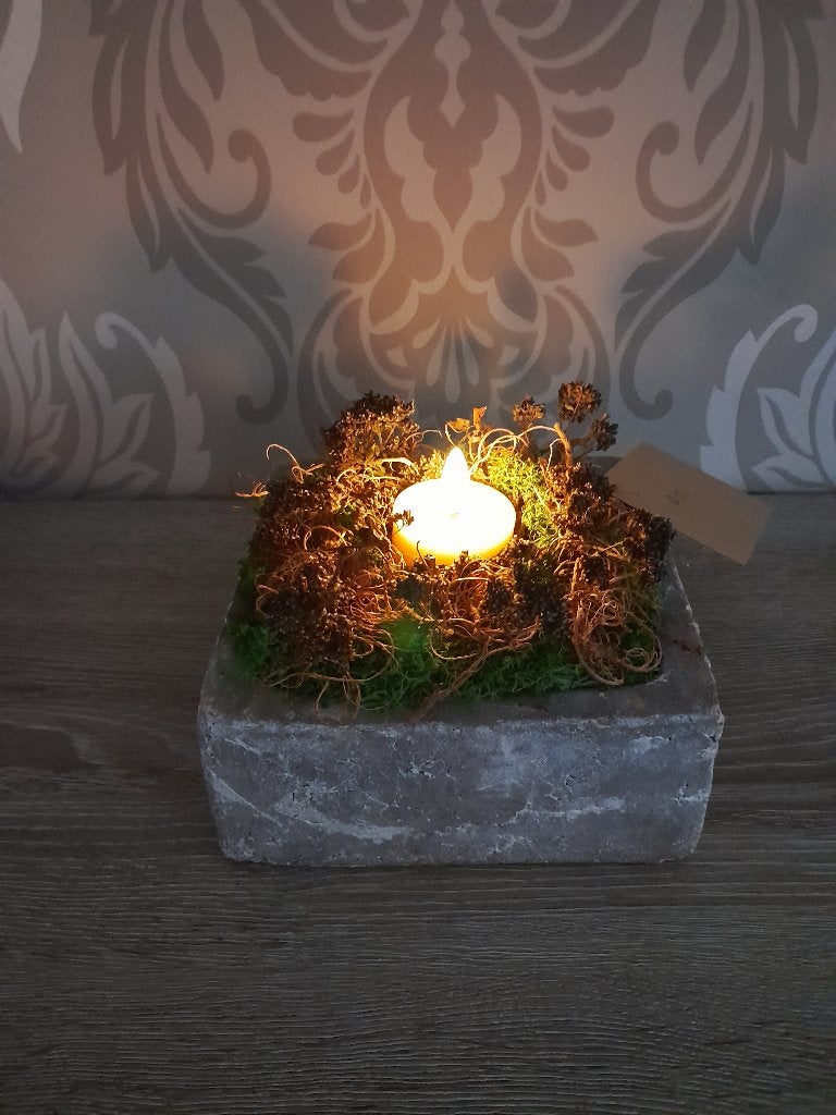 Landelijk setje, Ophalen, Nieuw, Kunstbloem, Handgemaakt