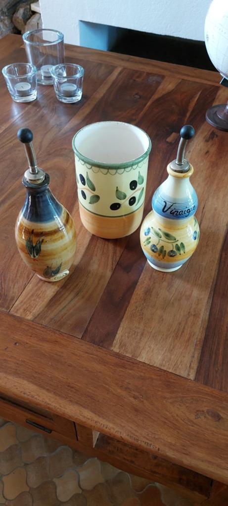Ensemble provençale Huile et vinaigre
