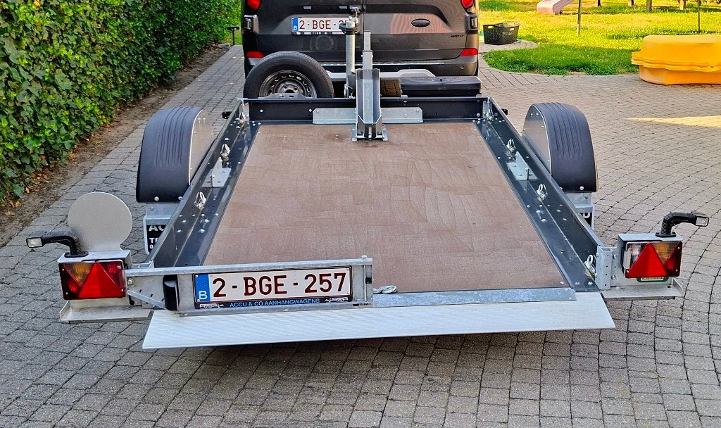 Motortrailer zakbaar afzinkbaar, Ophalen of Verzenden, Zo goed als nieuw