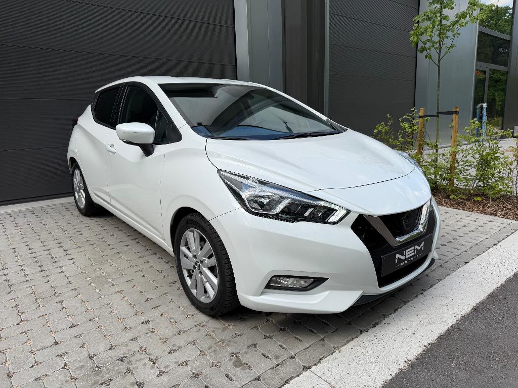 Nissan Micra 1.0 IG-T Tekna,, Auto's, Nissan, Voorwielaandrijving, Automatische klimaatregeling, Stof, 103 g/km