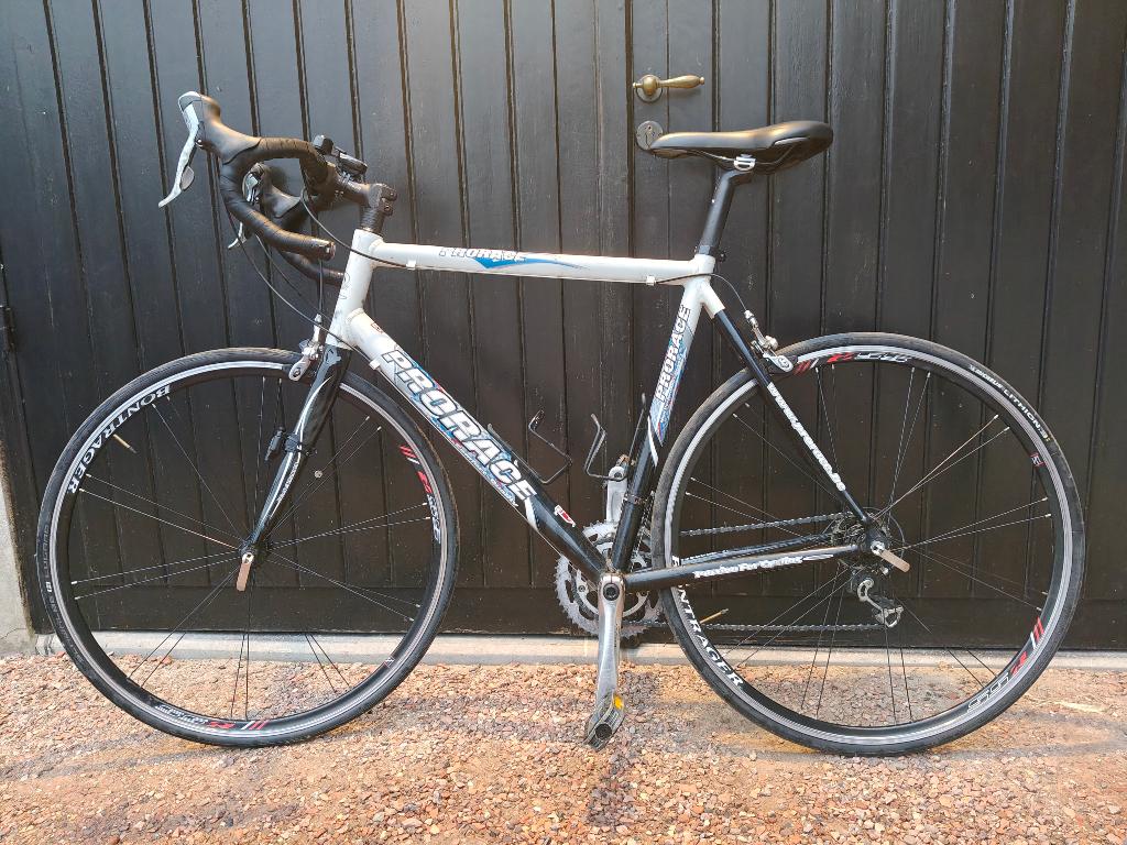Koersfiets racefiets Prorace framemaat 56 Shimano Tiagra, Frein sur jante, Aluminium, Enlèvement, 26 pouces