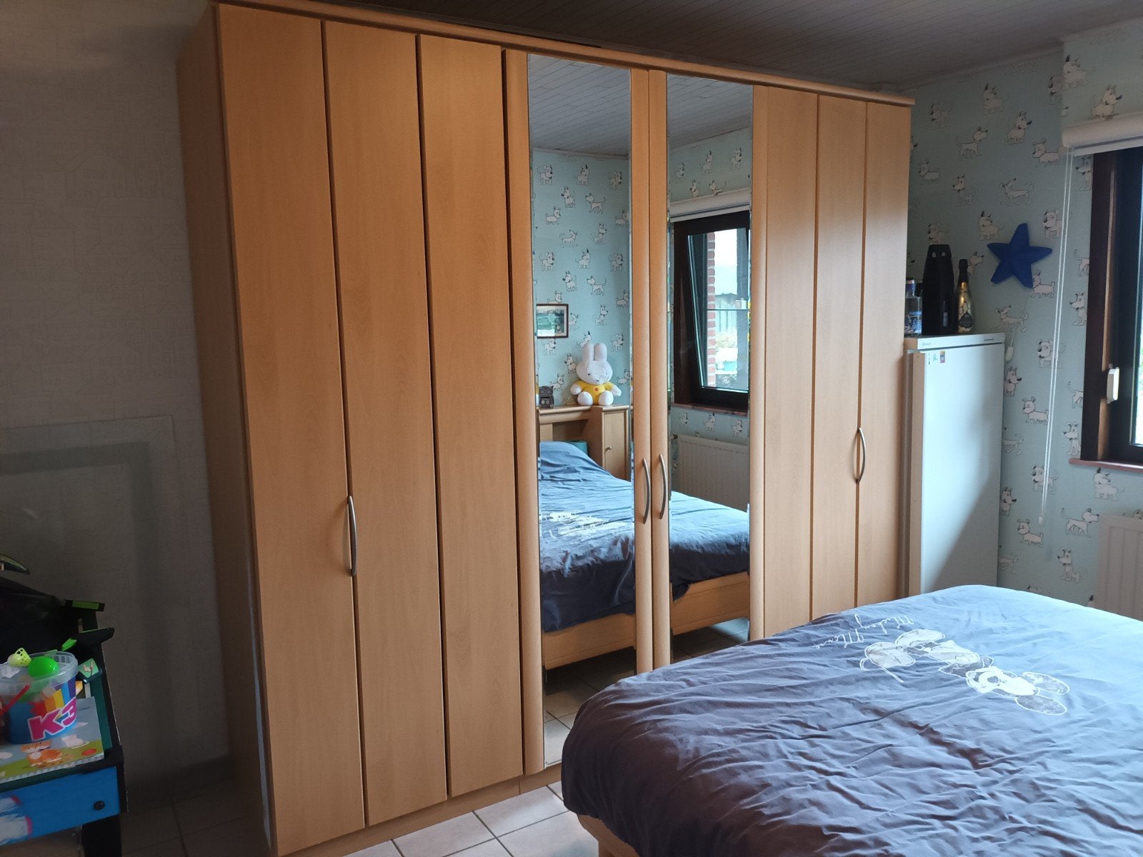 bed met kleerkast, Huis en Inrichting, Ophalen