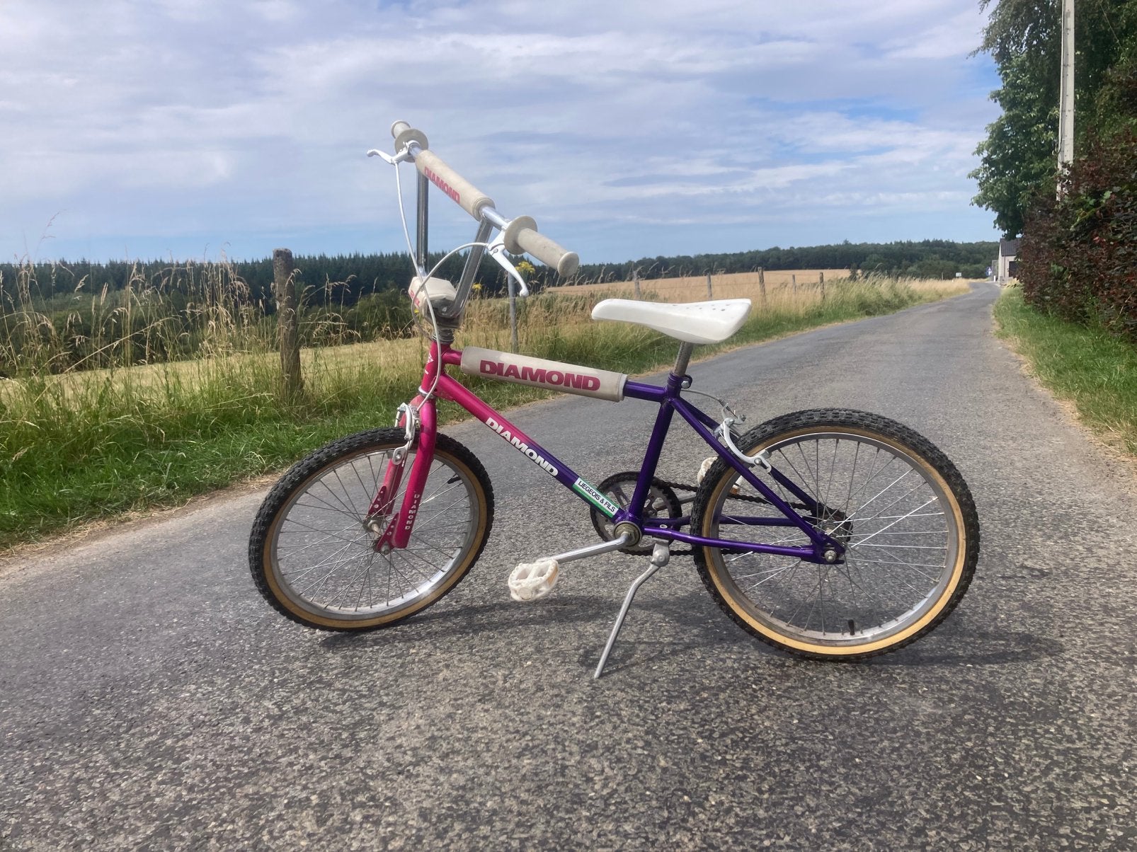 BMX Diamond Vintage 90s, Vélos & Vélomoteurs, Enlèvement, Utilisé, Frein sur jante