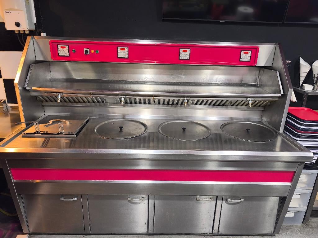 Friteuse Florigo, Enlèvement, Utilisé, Cuisinière, Friteuse et Grils