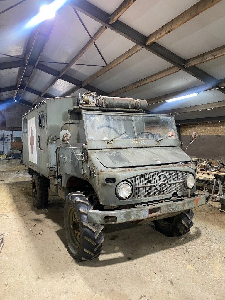 2x Mercedes benz Unimog 404, Enlèvement