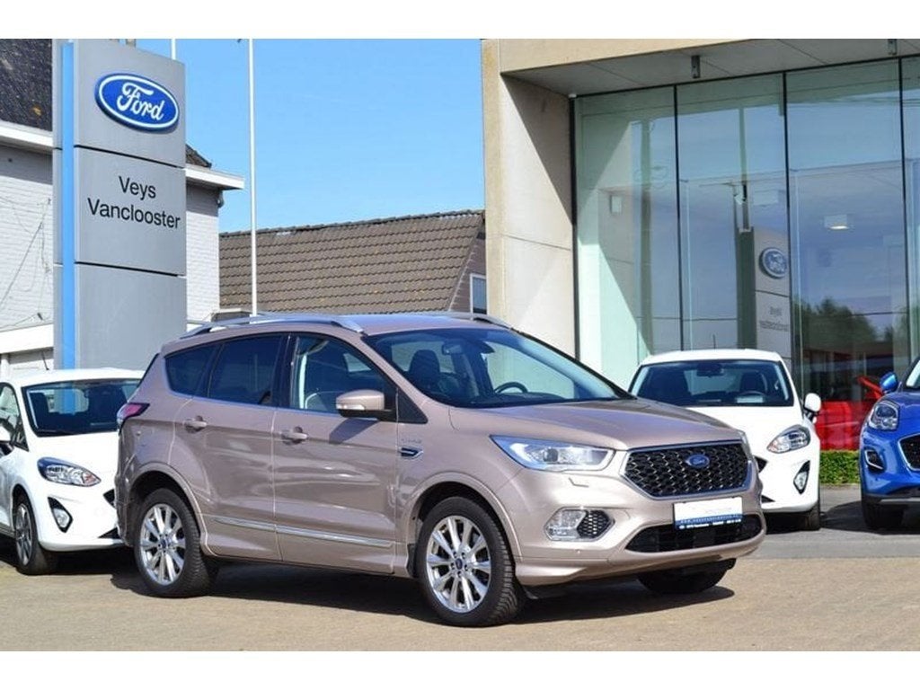 Ford Kuga Vignale 1.5i AWD Automaat, Autos, https://public.car-pass.be/vhr/26e2d5bb-7603-4ef9-92ff-e5d691c333ec, Euro 6, Noir