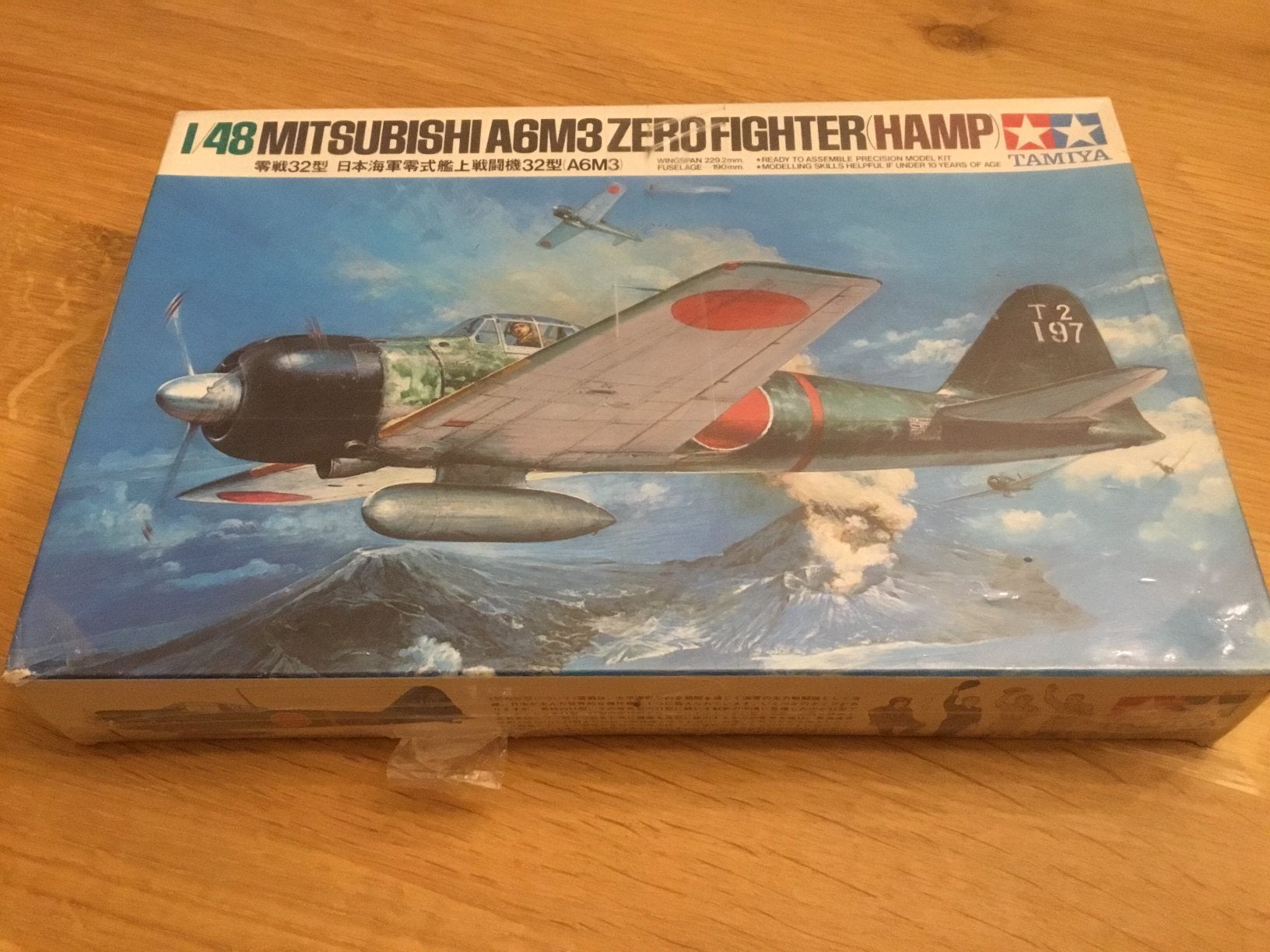 Tamiya Maquette Mitsubishi Zero Fighter A6M3, Hobby & Loisirs créatifs, Enlèvement, Comme neuf, Avion