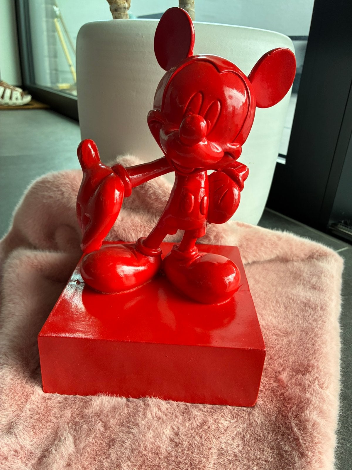 Mickey mouse beeldje, Verzamelen, Ophalen of Verzenden, Mickey Mouse, Zo goed als nieuw, Beeldje of Figuurtje