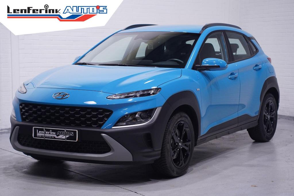 Hyundai Kona 1.0 T-GDI Comfort Smart Navi Clima Cruise PDC C, Auto's, Blauw, Handgeschakeld, SUV of Terreinwagen, 136 g/km