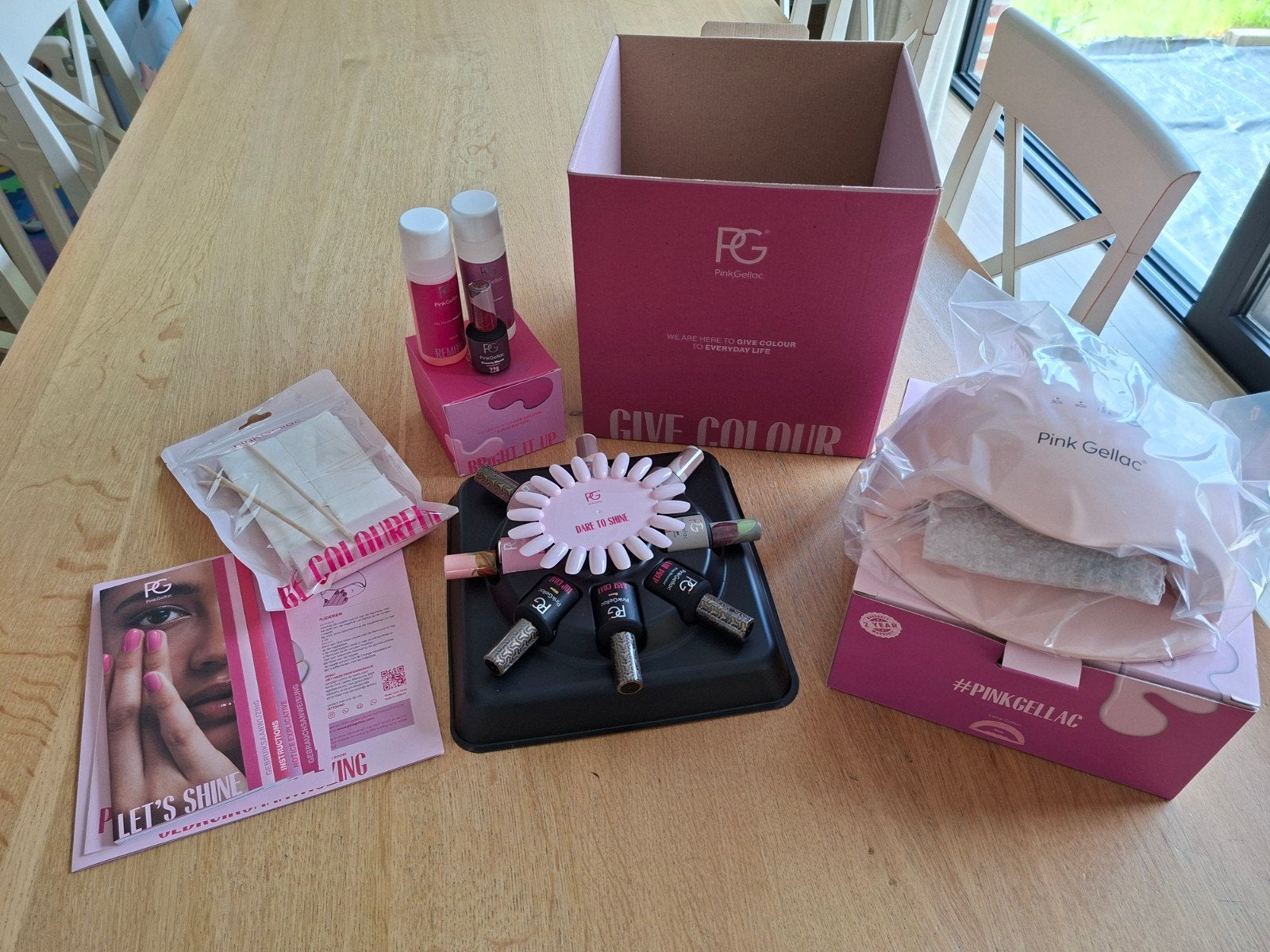 Pink Gellac starterset - nieuw!, Bijoux, Sacs & Beauté, Beauté | Cosmétiques & Maquillage, Neuf, Rose, Mains et Ongles, Enlèvement