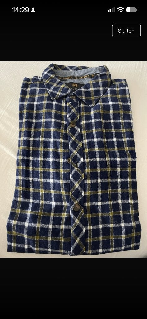 Flanellen herenhemden, Kleding | Heren, Ophalen of Verzenden, Gedragen