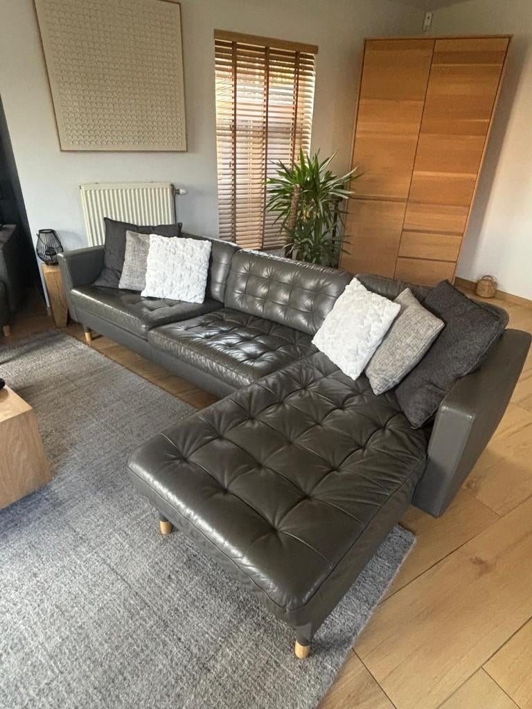 Landskrona hoeklounge, Huis en Inrichting, Ophalen, 250 tot 300 cm, Zo goed als nieuw, Vierpersoons of meer